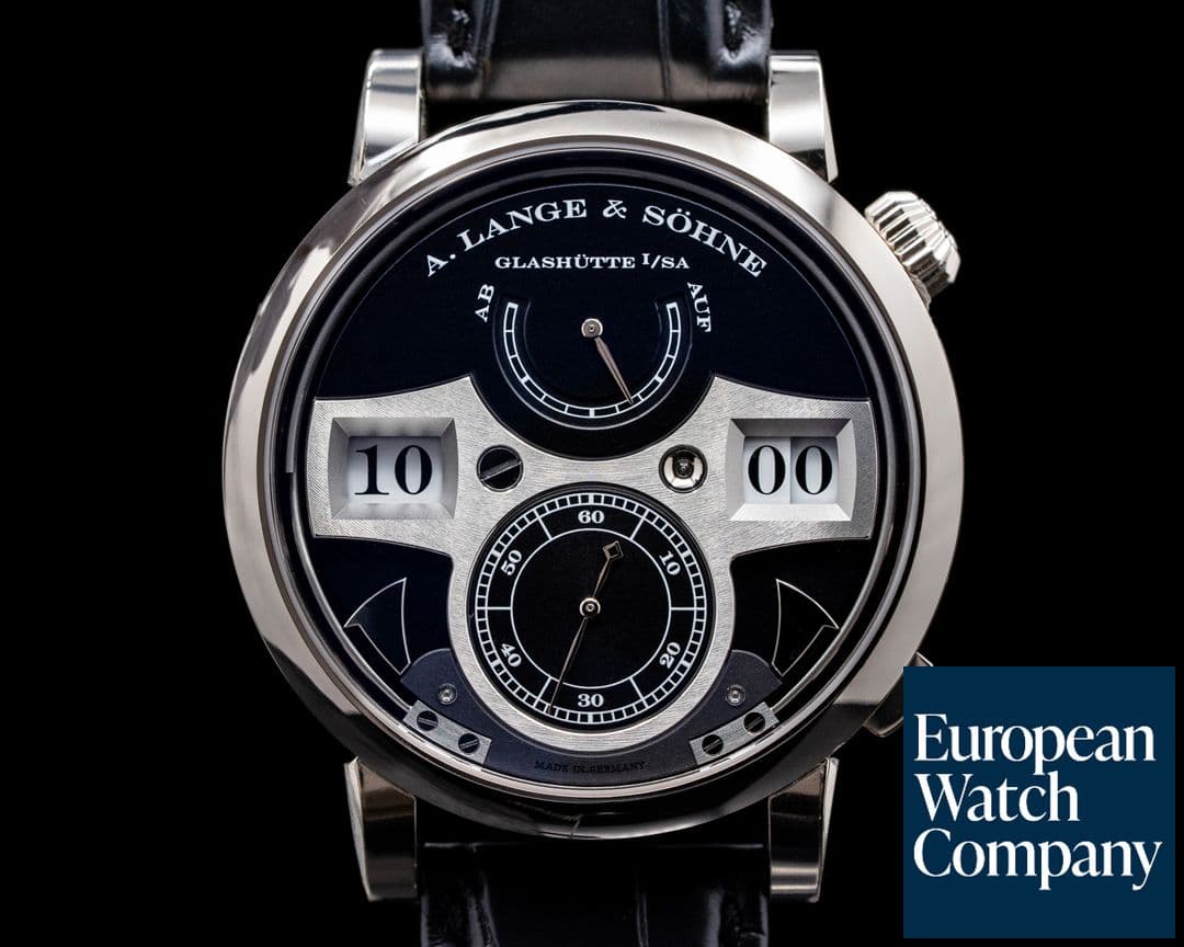 Image of A. Lange and Sohne Zeitwerk Striking Time 145.029 18K White Gold FULL SET