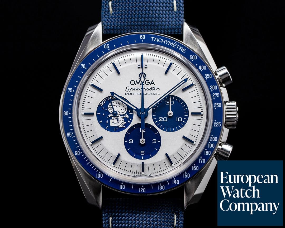 Image of Omega Speedmaster Silver Snoopy Award 50th Anniversary UNWORN
