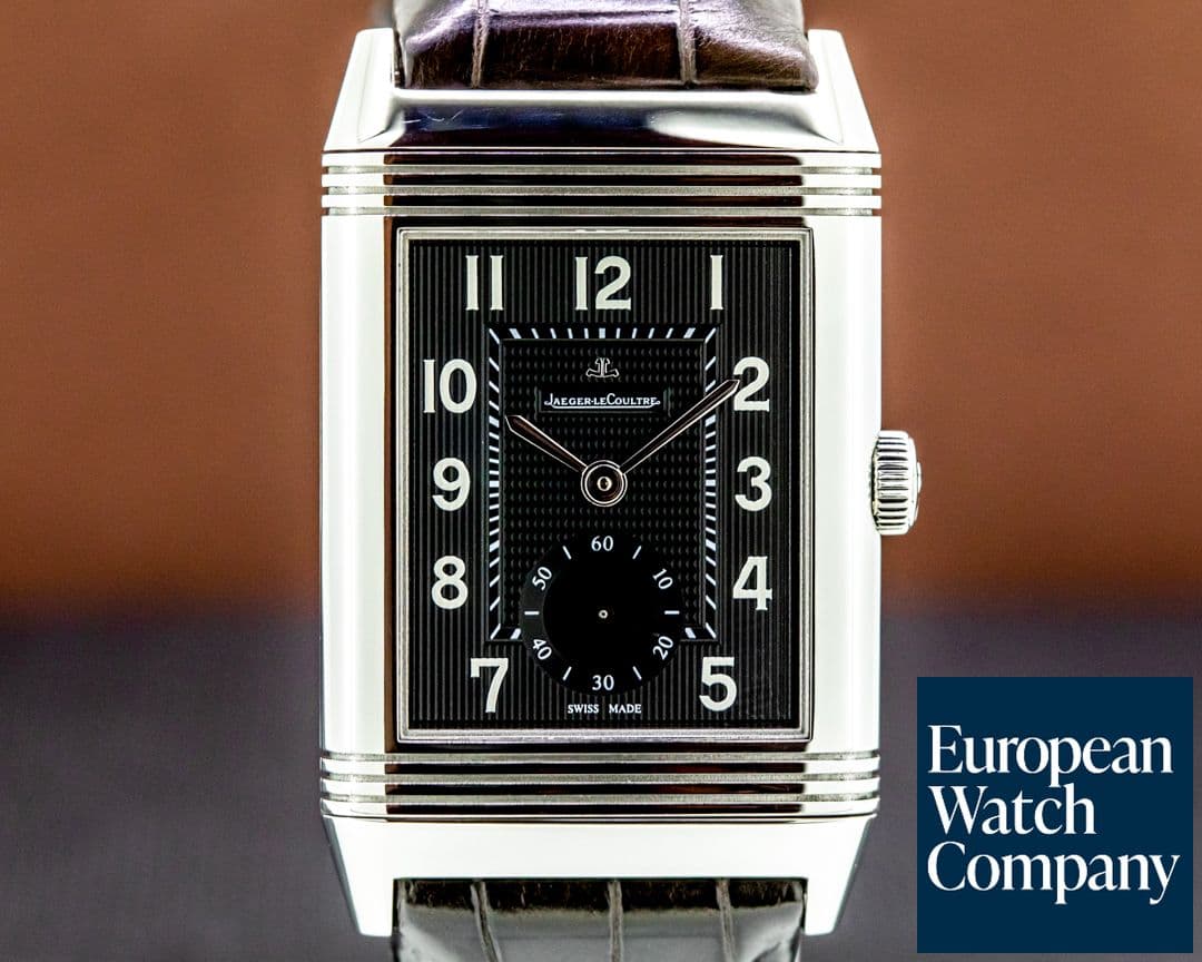 Image of Jaeger LeCoultre Grande Reverso 976 Black Dial SS
