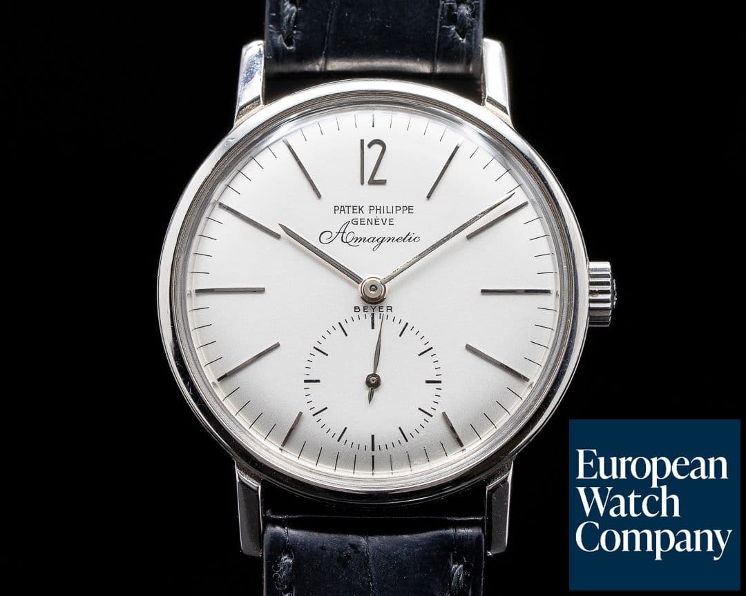 Image of Patek Philippe 3417 Vintage Calatrava "BEYER" Amagnetic SS "BIG SUBDIAL"