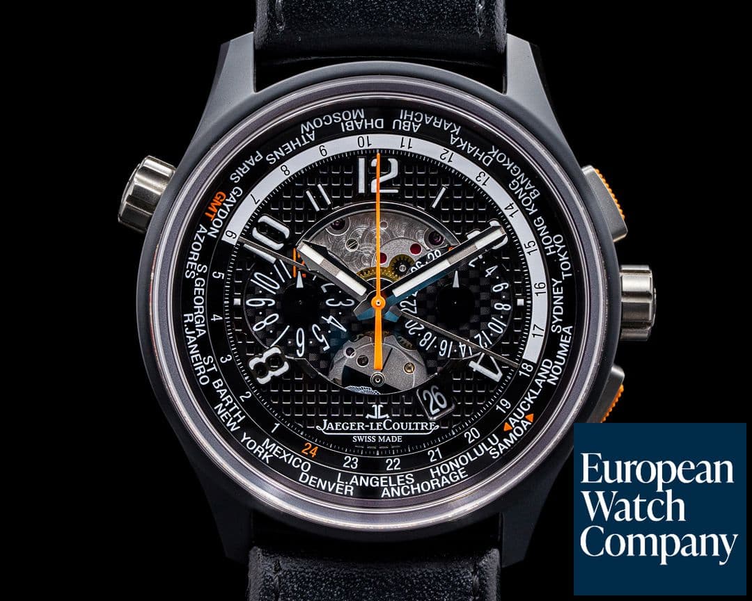 Image of Jaeger LeCoultre AMVOX5 World Chonograph Racing Ceramic / Titanium 