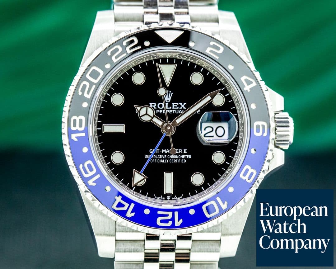 Image of Rolex GMT Master II 126710 Ceramic "Batman" SS / Jubilee 