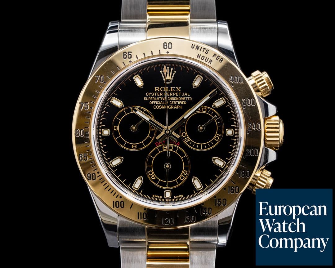 Image of Rolex Daytona 116523 Black Dial 18K / SS 