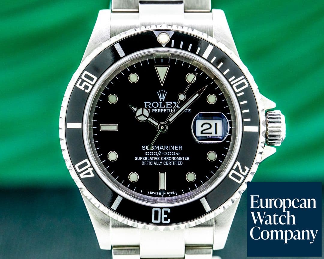 Image of Rolex Submariner 16610 Date SS 