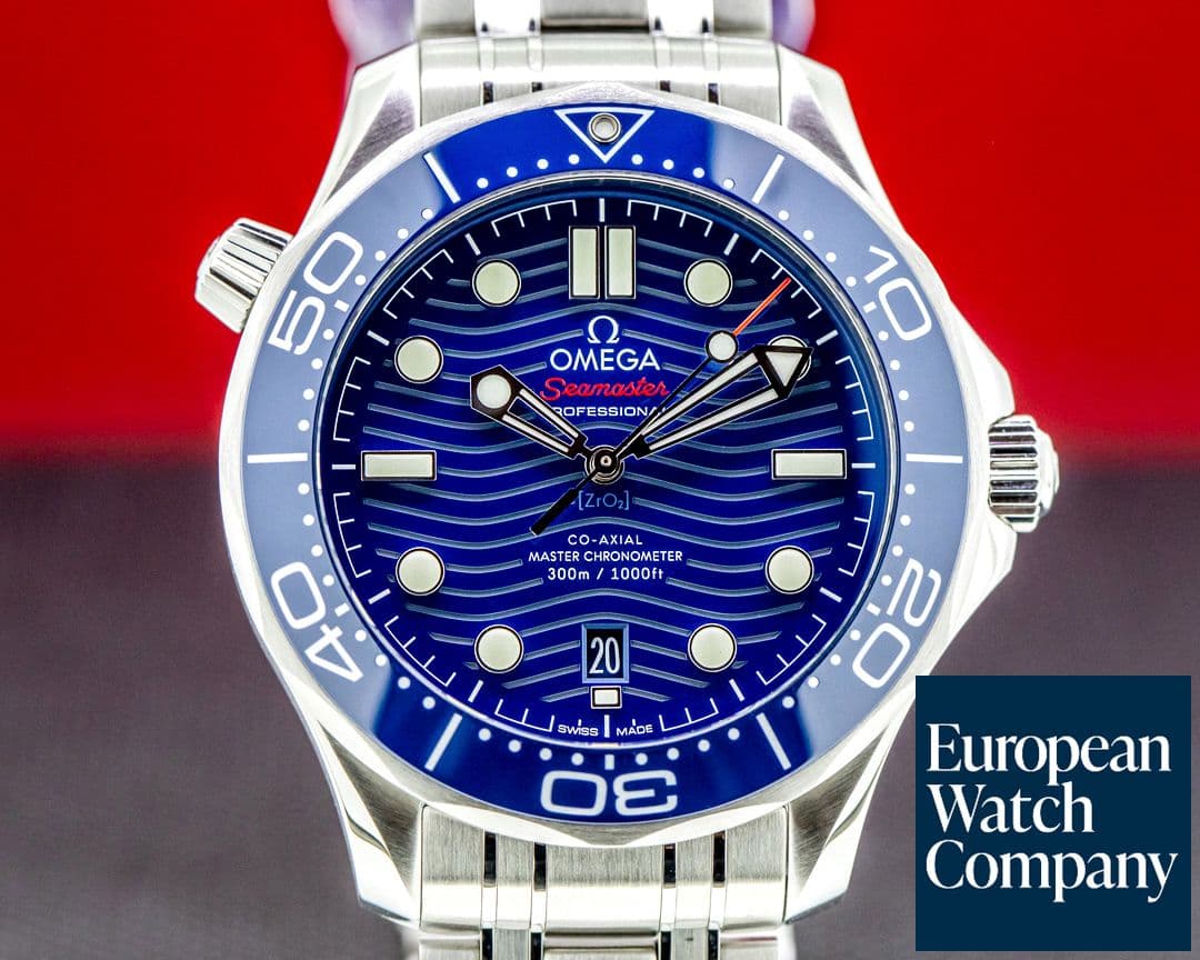 Image of Omega Seamaster Diver 300M SS Blue Dial 42MM