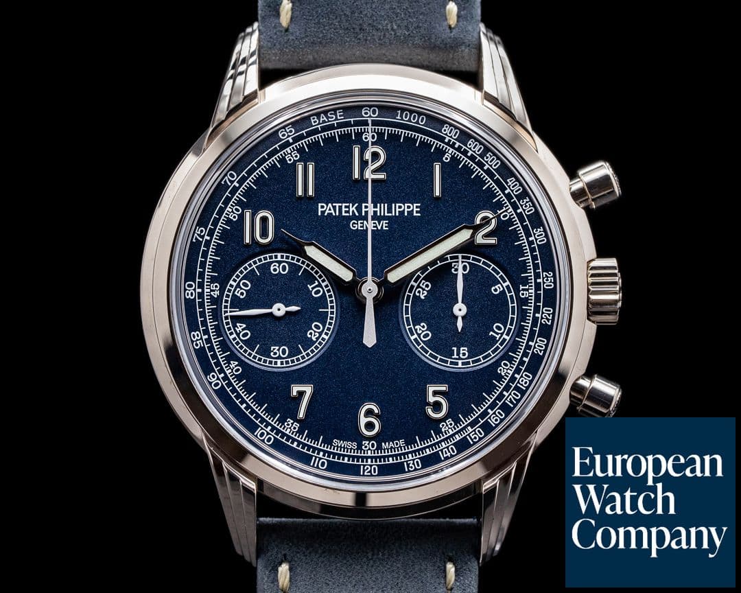 Image of Patek Philippe Chronograph 5172G 18K White Gold Blue Dial 2020