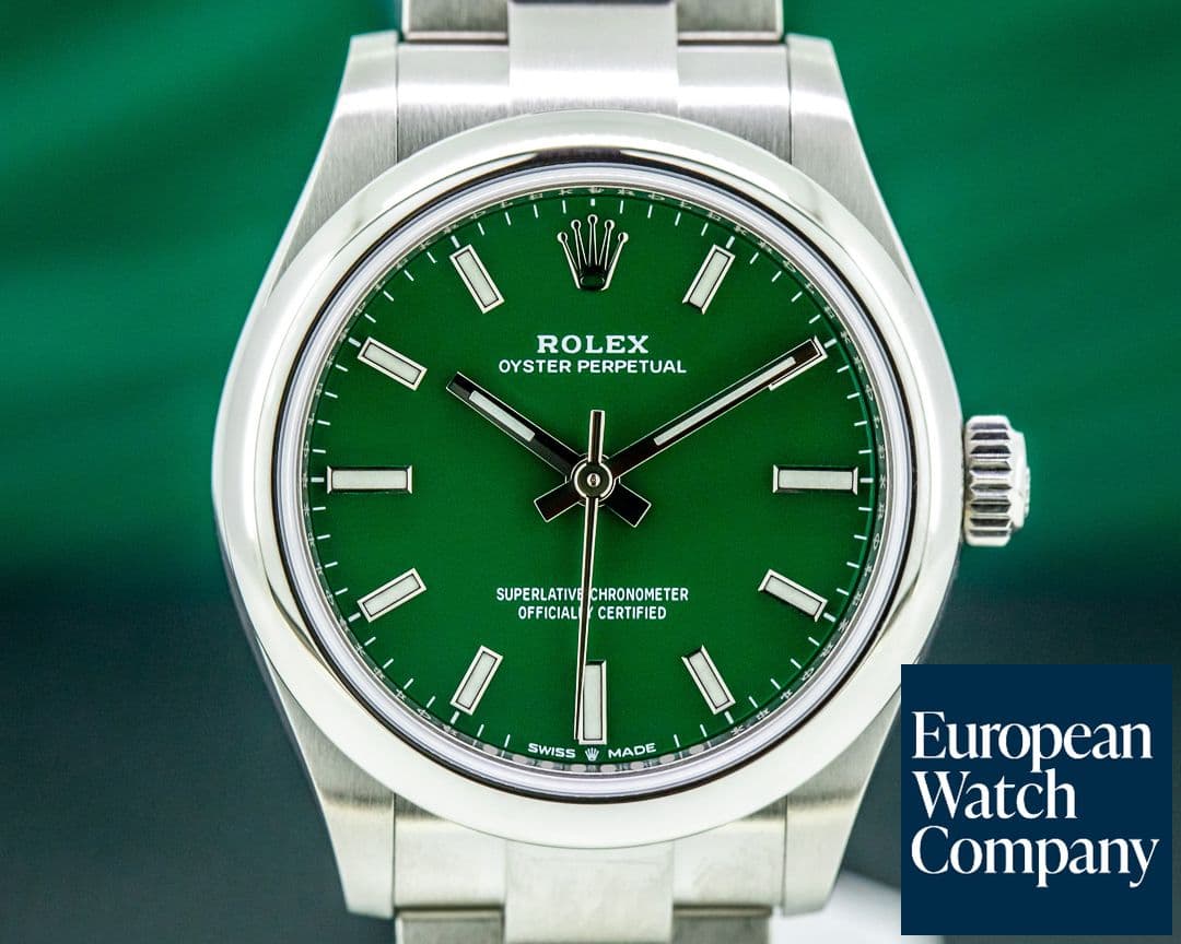 Image of Rolex Oyster Perpetual 277200-0006 31mm SS / Green Dial 2021 UNWORN