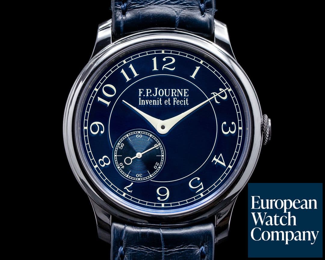 Image of F. P. Journe Chronometre Bleu Tantalum Blue Dial