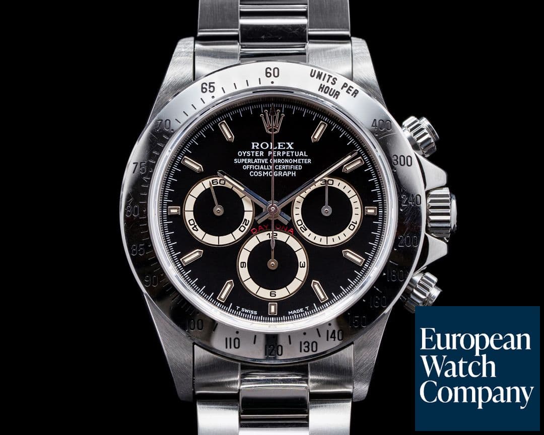 Image of Rolex Daytona 16520 T Series Black Dial Zenith NICE FULL SET