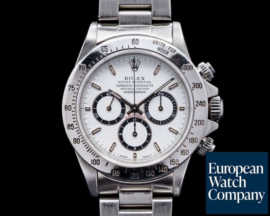 Image of Rolex Daytona SS White Dial Zenith Movement INVERTED 6 BOX and PAPER