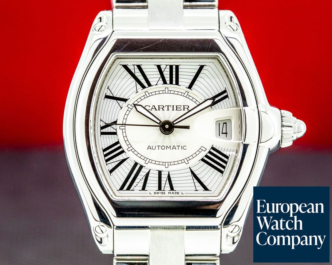 Image of Cartier Roadster Silver Dial SS 38MM