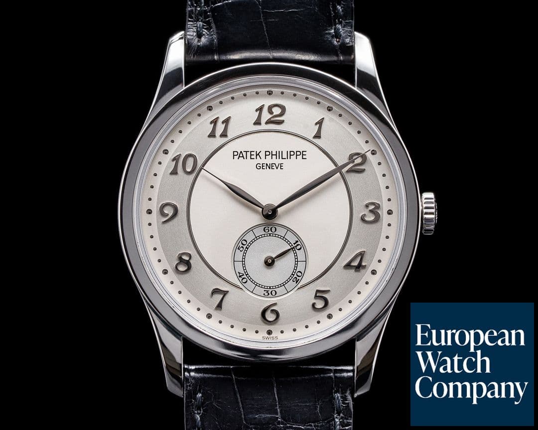 Image of Patek Philippe Calatrava Platinum 5196P Silver Dial Arabic Numerals 