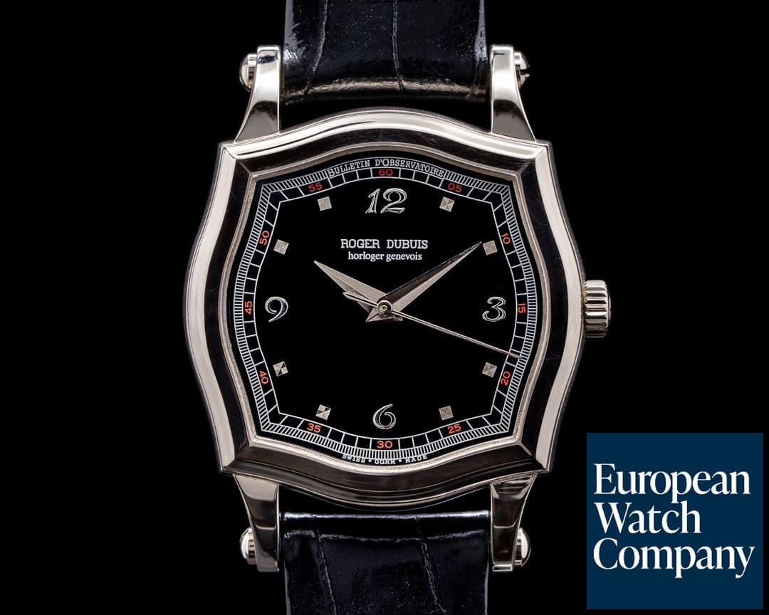Image of Roger Dubuis Sympathie S34 18K White Gold Black Dial LIMITED NICE