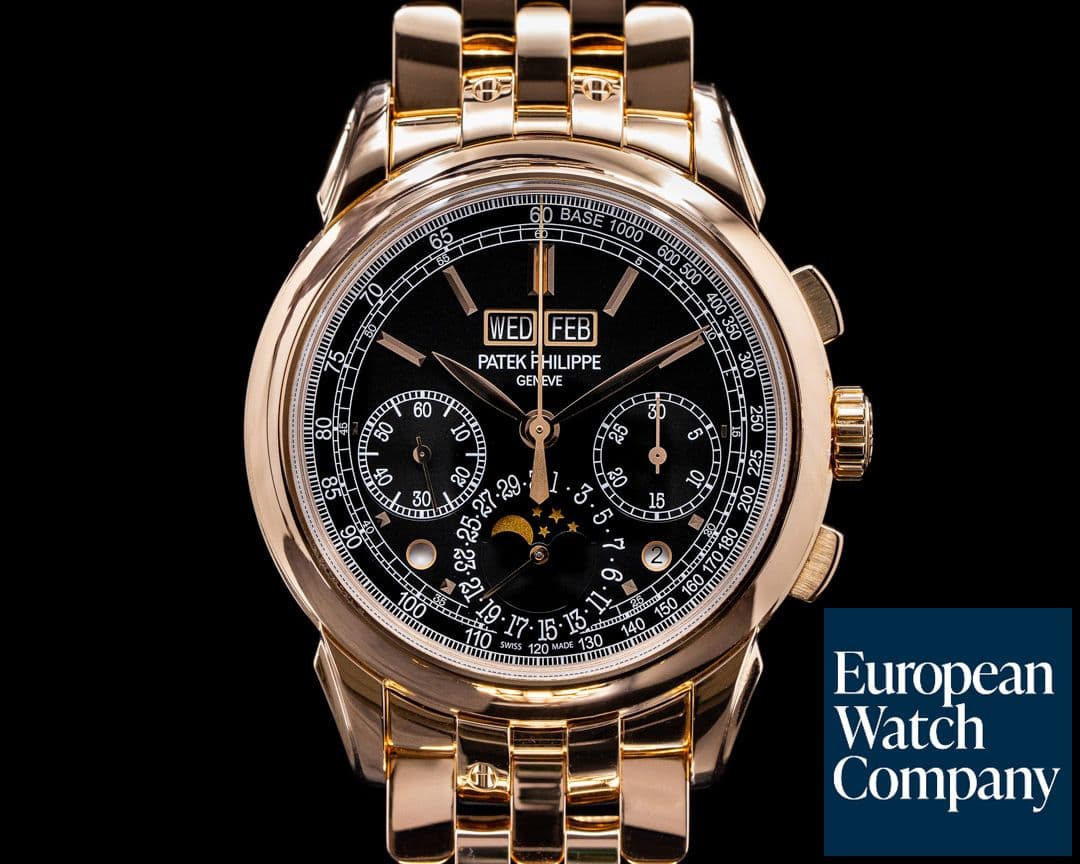 Image of Patek Philippe Perpetual Calendar 5270/1r Chronograph Rose Gold/Bracelet 