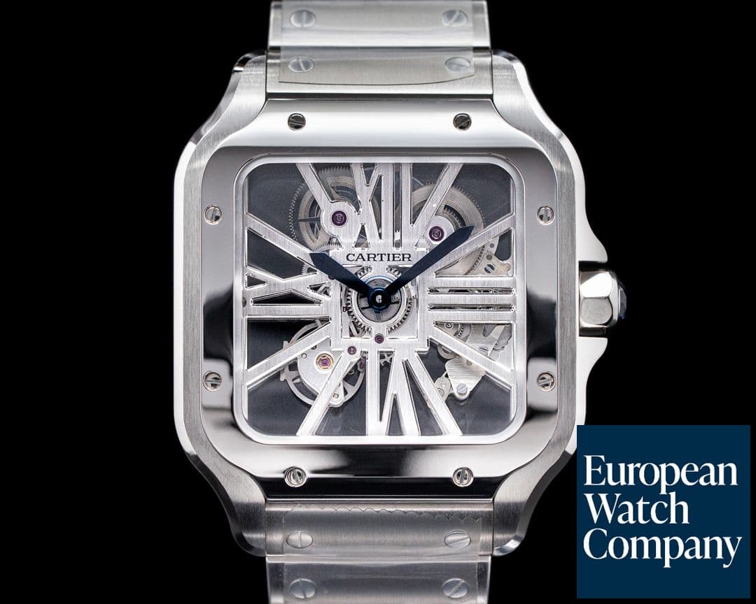Image of Cartier Santos De Cartier Skeleton 40MM UNWORN