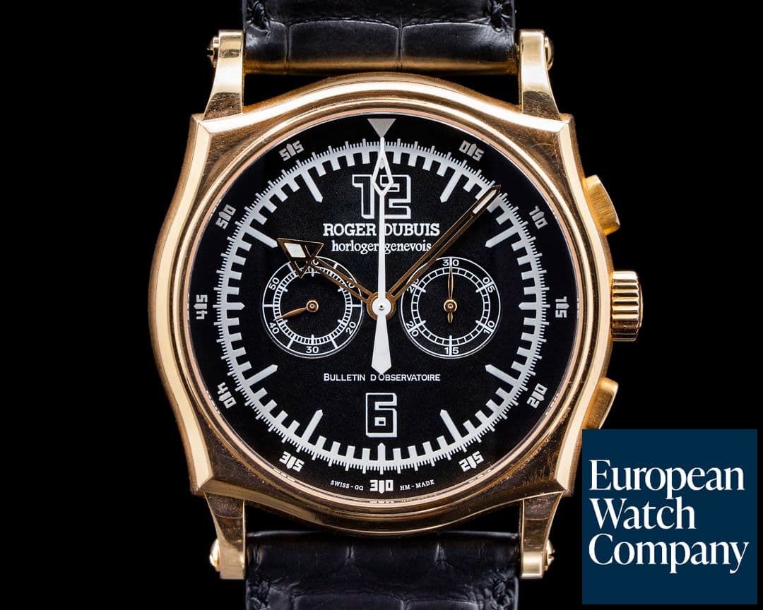Image of Roger Dubuis Sympathie S46 18K Rose Gold Black Dial CHRONOGRAPH