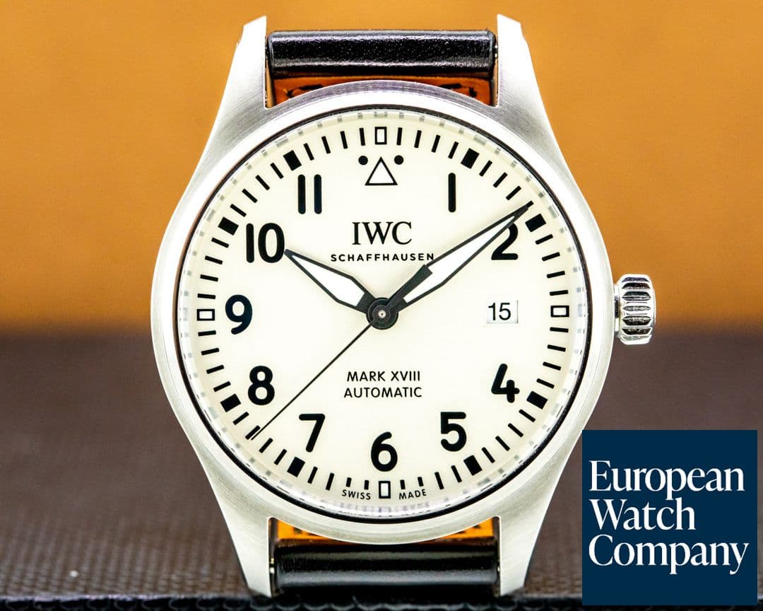 Image of IWC Pilot's Watch Mark XVIII Silver Dial UNWORN 