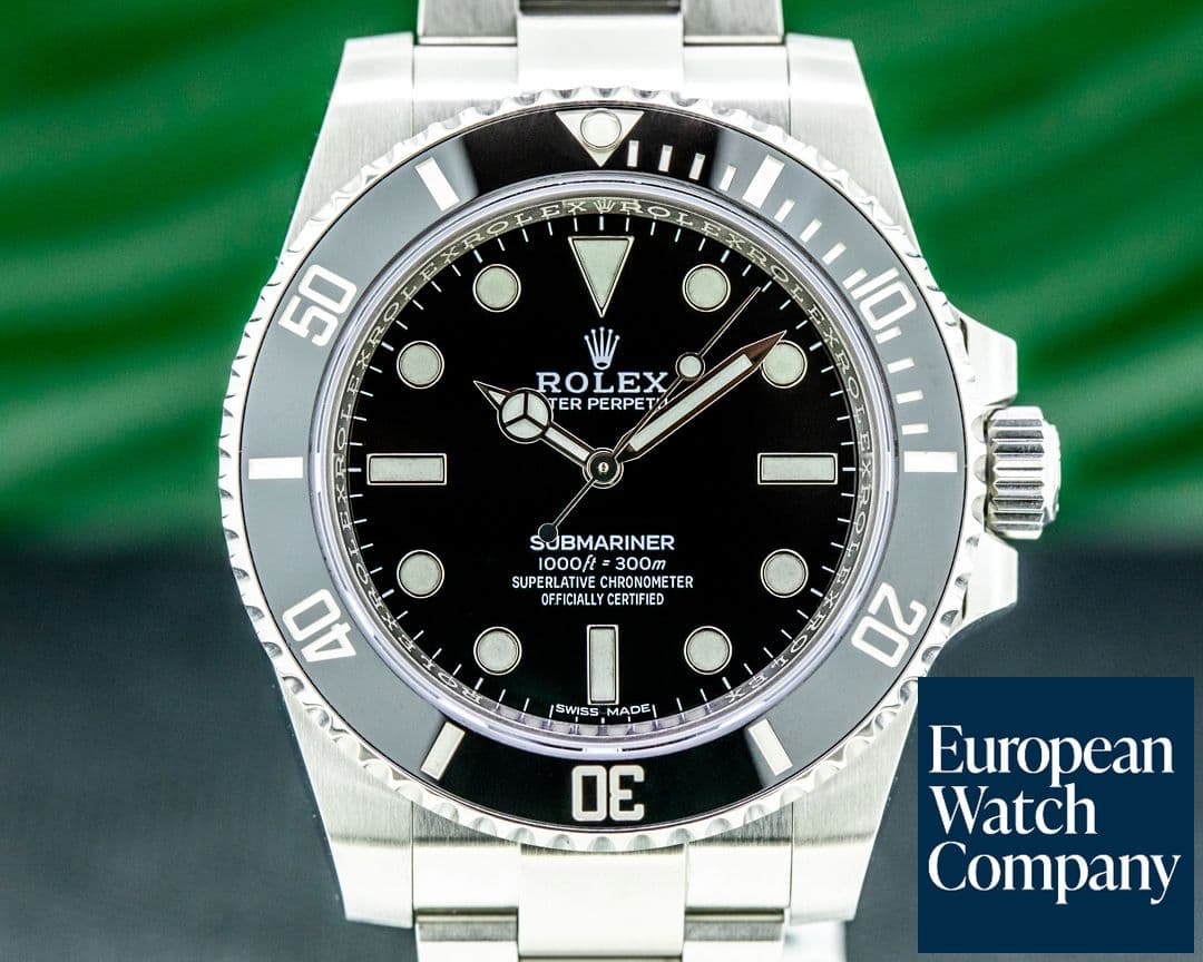 Image of Rolex Submariner 114060 No Date Ceramic Bezel SS 2020 40MM