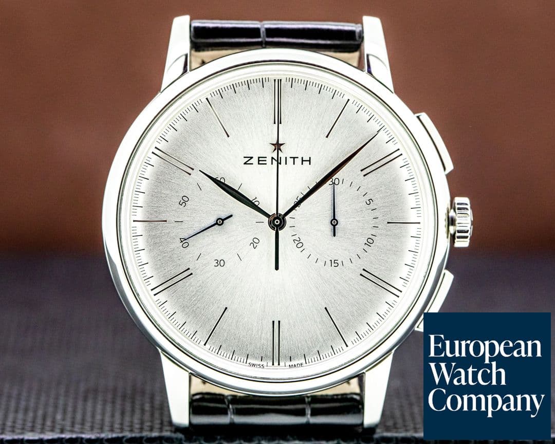 Image of Zenith Elite Chronograph Classic SS Silver Dial
 

