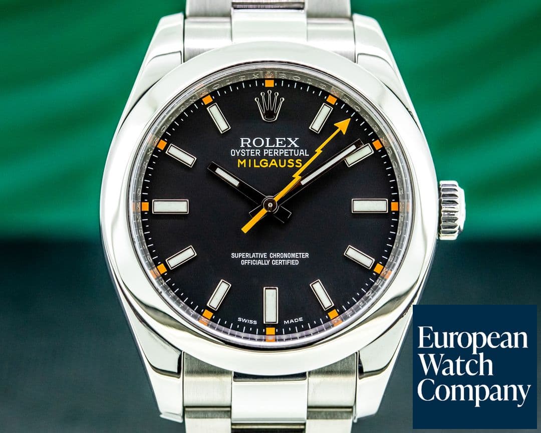 Image of Rolex Milgauss SS Black Dial
