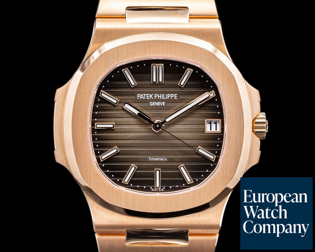 Image of Patek Philippe Nautilus 5711/1R *TIFFANY* 18K Rose Gold UNWORN VERY RARE