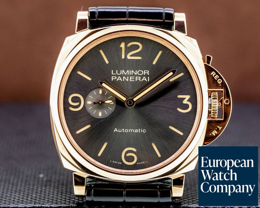 Image of Panerai Luminor Due 45mm 3 Days Automatic 18k Oro Rosso 
