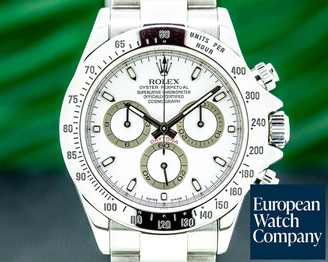 Image of Rolex Daytona 116520 White Dial SS 