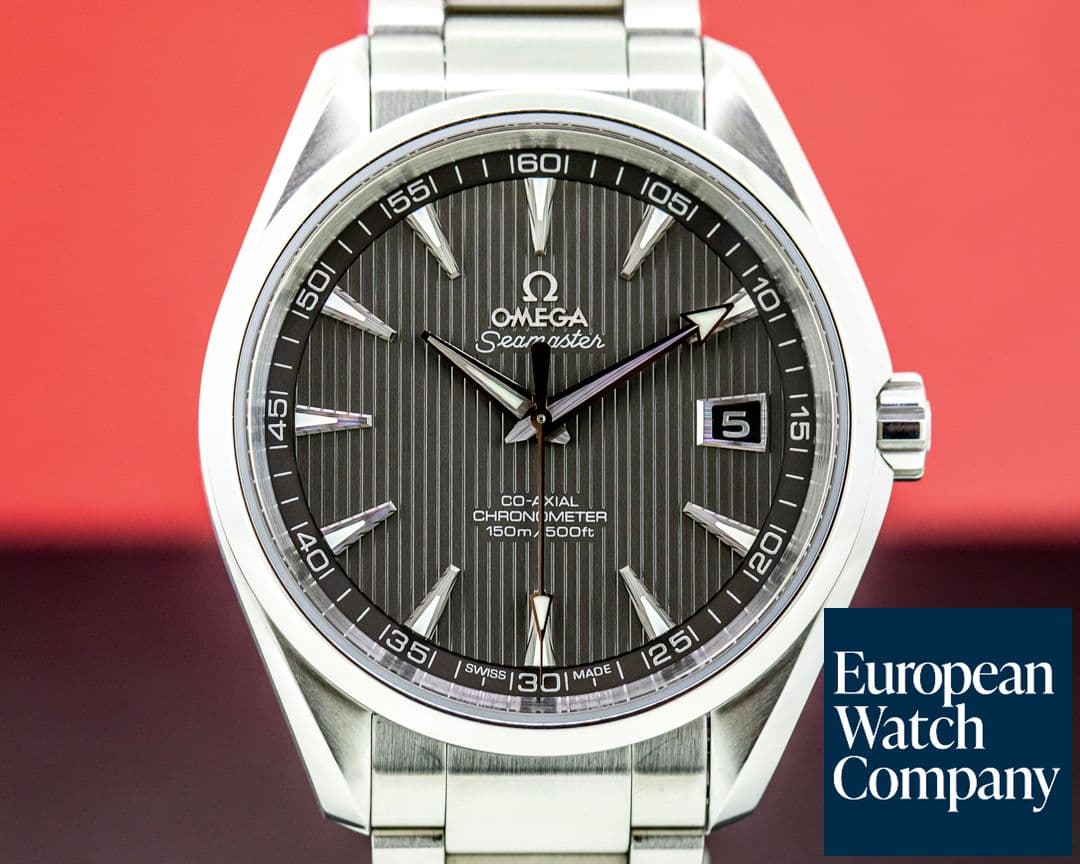 Image of Omega Aqua Terra Co-Axial Chronometer Grey Dial SS/SS 