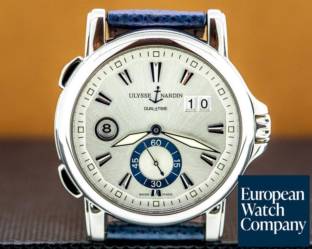 Image of Ulysse Nardin Dual Time SS 42MM Silver Dial