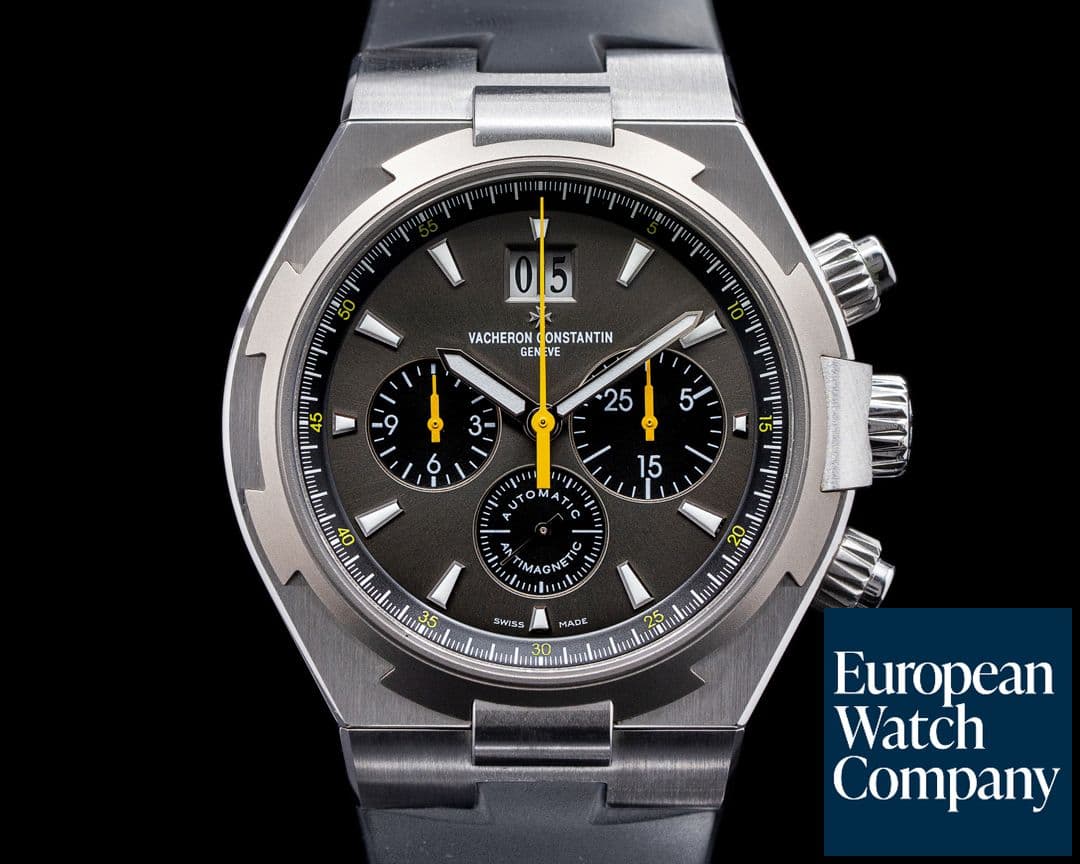 Image of Vacheron Constantin Overseas Chronograph 49150 SS Gray Dial / Rubber FULL SET