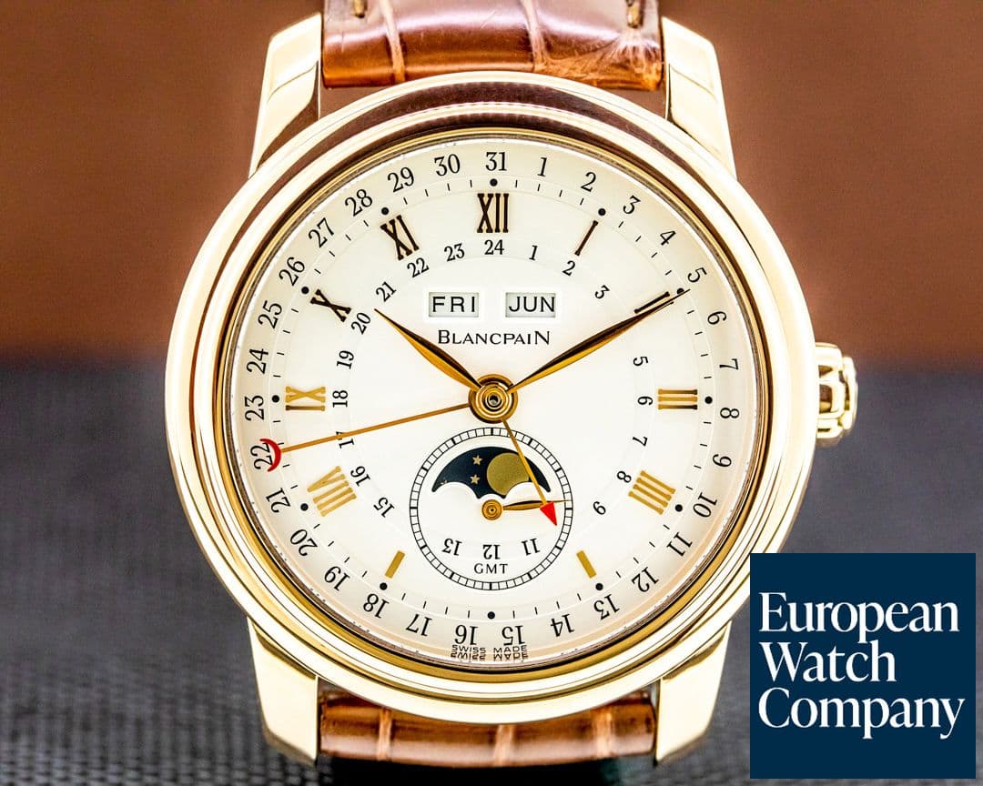 Image of Blancpain Le Brassus Complete Calendar GMT 18K RG