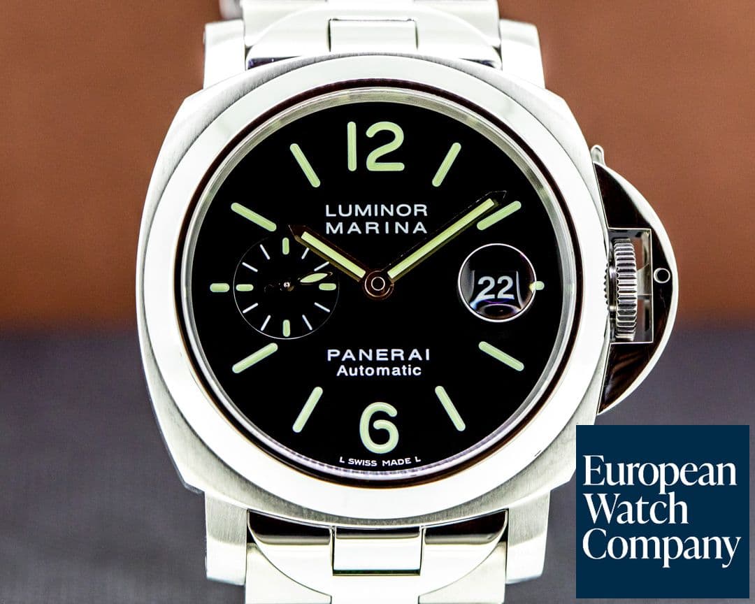 Image of Panerai Luminor Automatic SS Black Dial 
