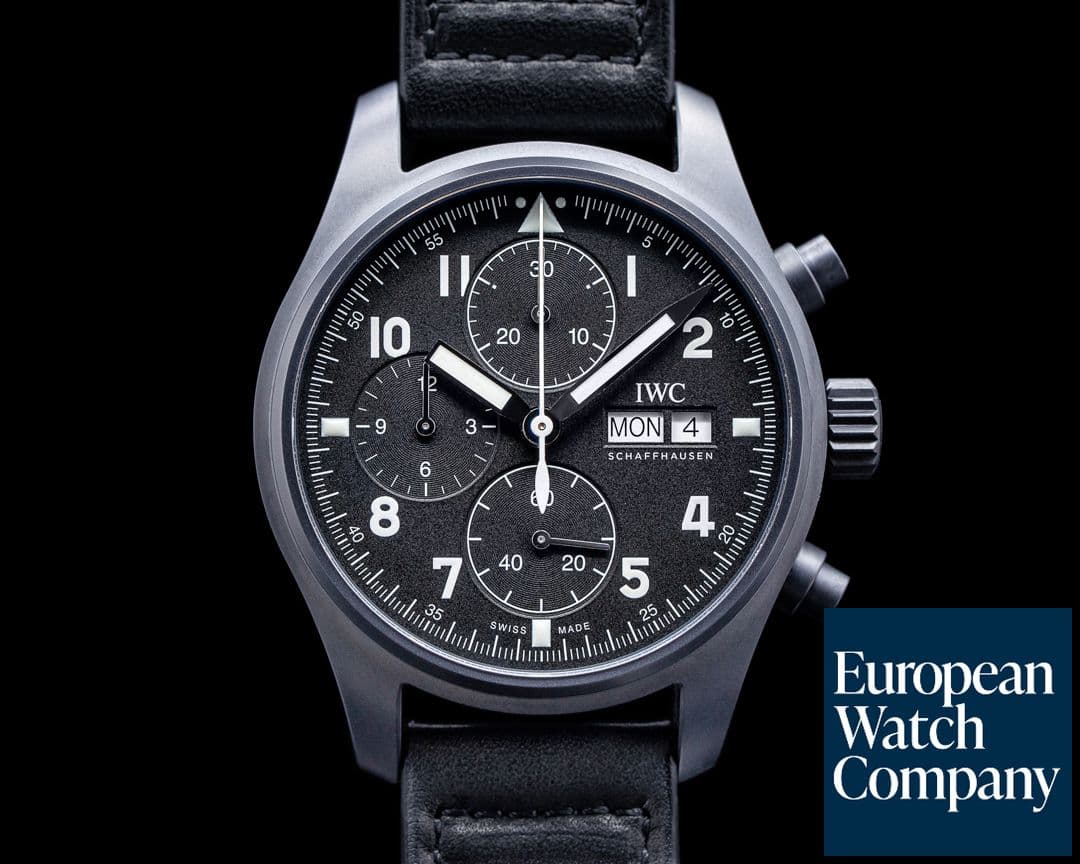 Image of IWC Pilot's Watch Chronograph "Tribute to 3705" LIMITED UNWORN