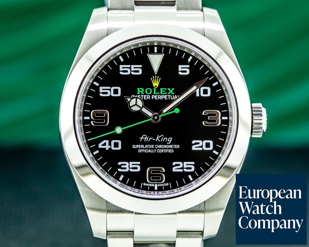 Image of Rolex Air King 116900 Black Dial SS 