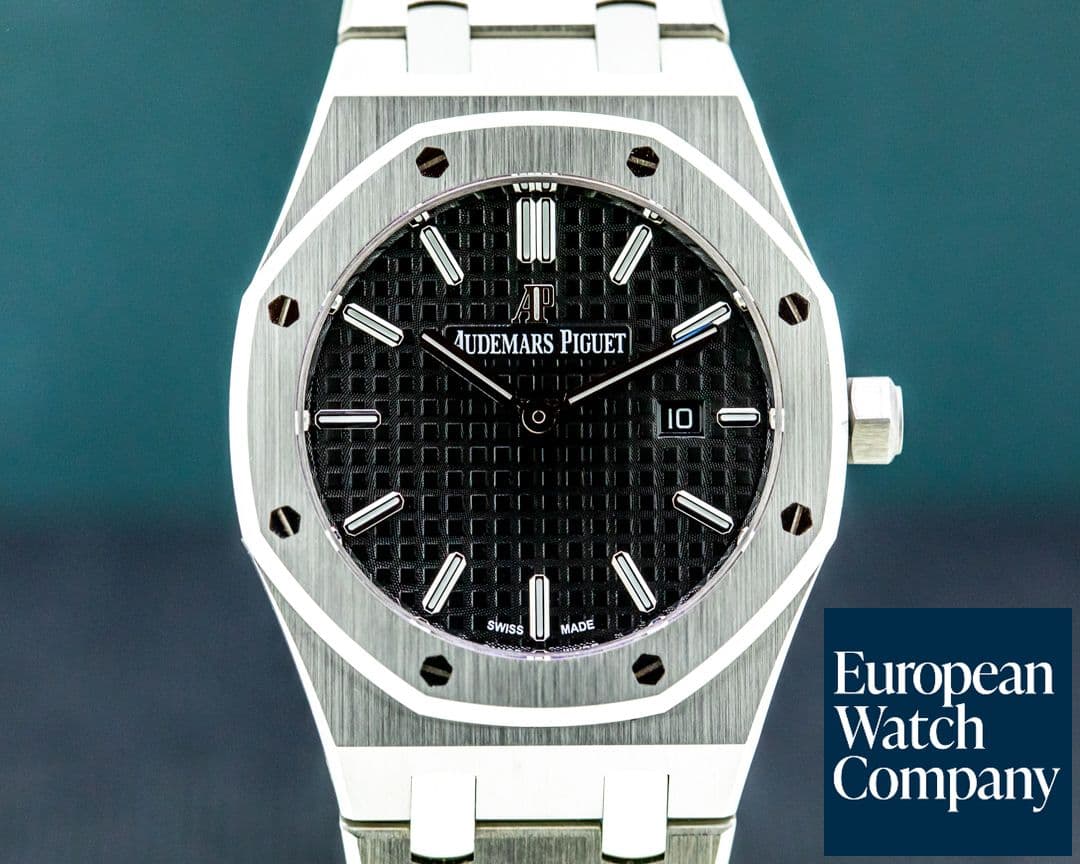 Image of Audemars Piguet Royal Oak 33mm Black Dial SS Quartz UNWORN 2021
