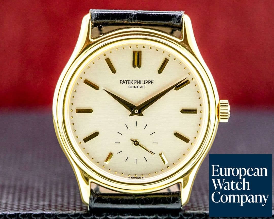 Image of Patek Philippe Patek Philippe 3923 Calatrava 18k Yellow Gold COMPLETE 