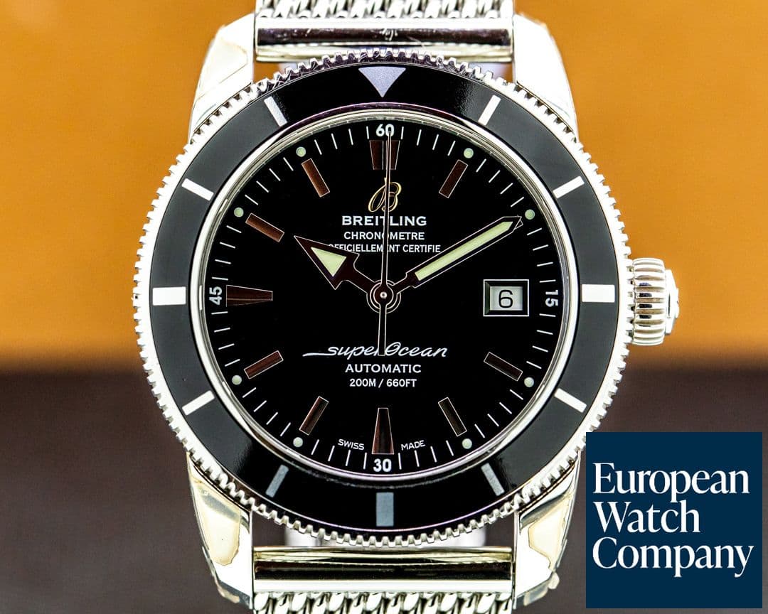 Image of Breitling Super Ocean Pro Black Dial / Stainless Steel Bracelet