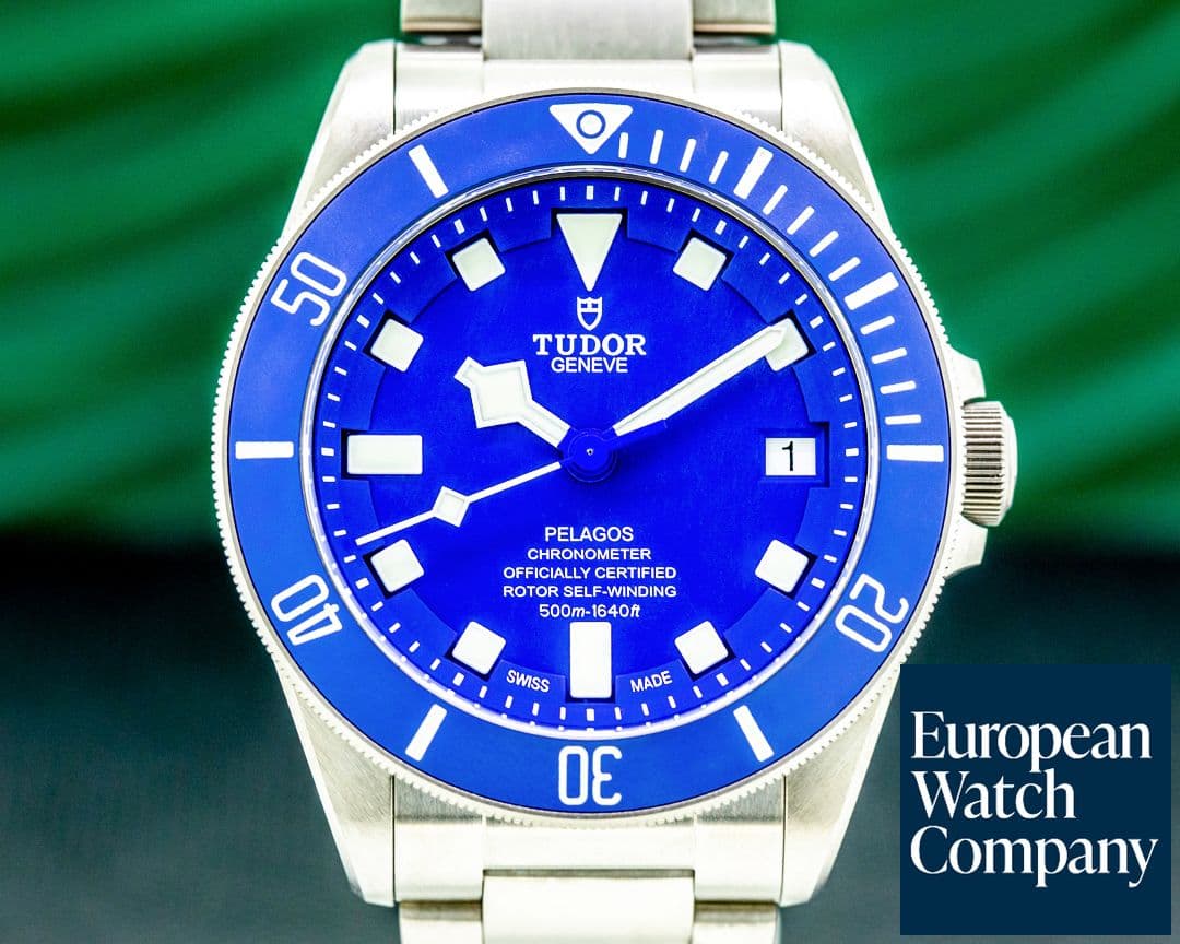 Image of Tudor Pelagos Blue Dial In-House Caliber Titanium 