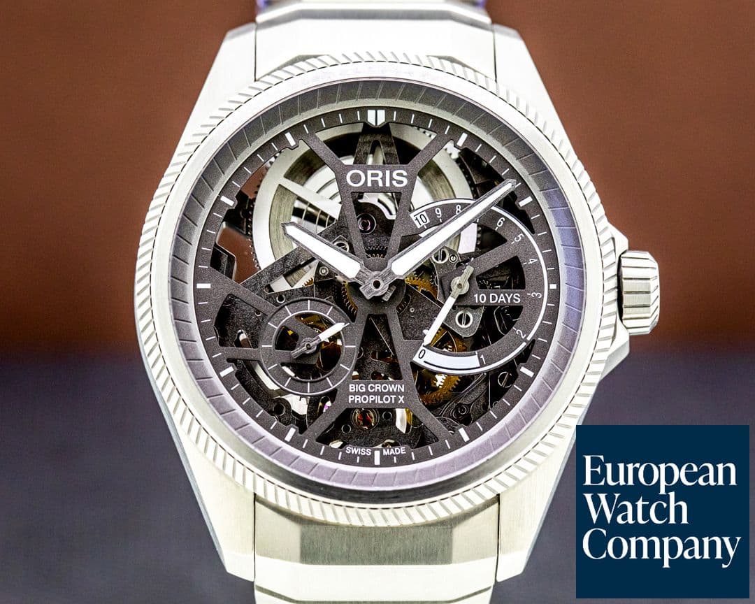 Image of Oris Big Crown ProPilot X Calibre 115 Titanium Skeleton 10 Day Reserve
