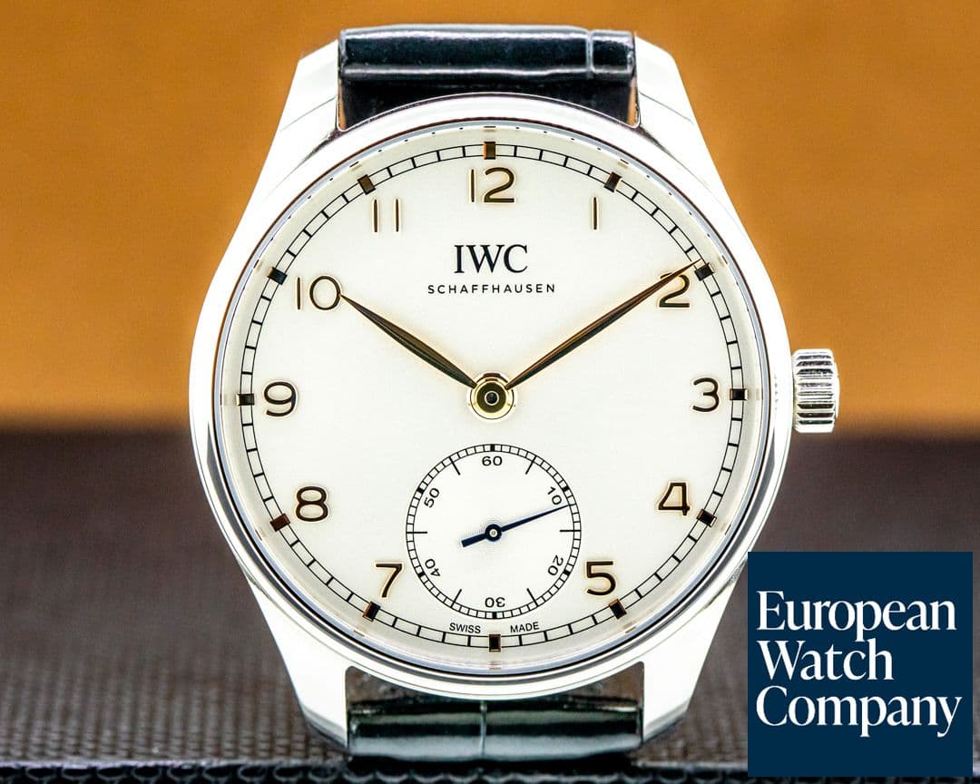 Image of IWC Portugieser Automatic 40mm SS Silver Dial / Rose Gold Numerals