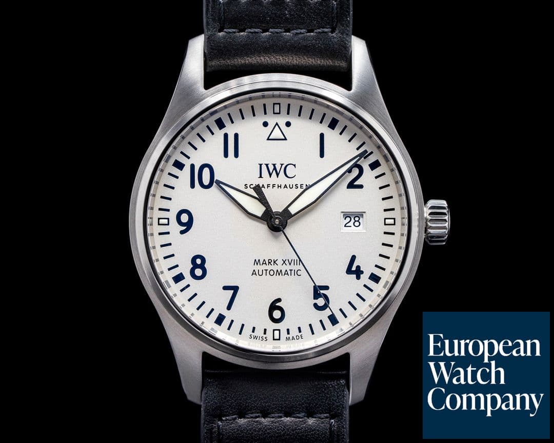 Image of IWC Pilot's Watch Mark XVIII Silver Dial UNWORN 