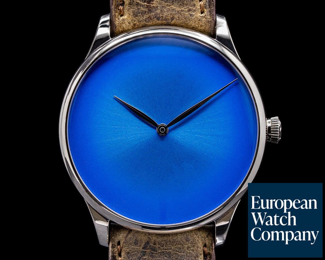 Image of H. Moser & Cie Venturer Concept Arctic Blue Fume Dial 18k WG LIMITED UNWORN