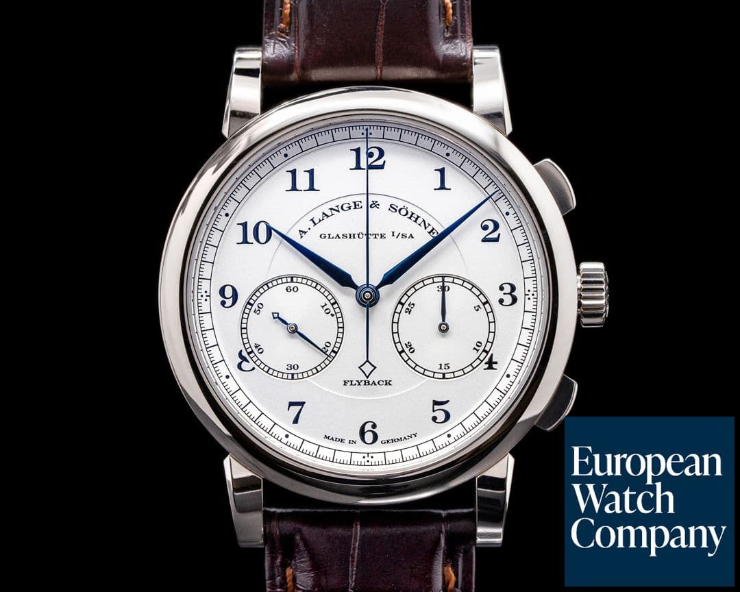 Image of A. Lange and Sohne 1815 Chronograph 402.026 18K White Gold 