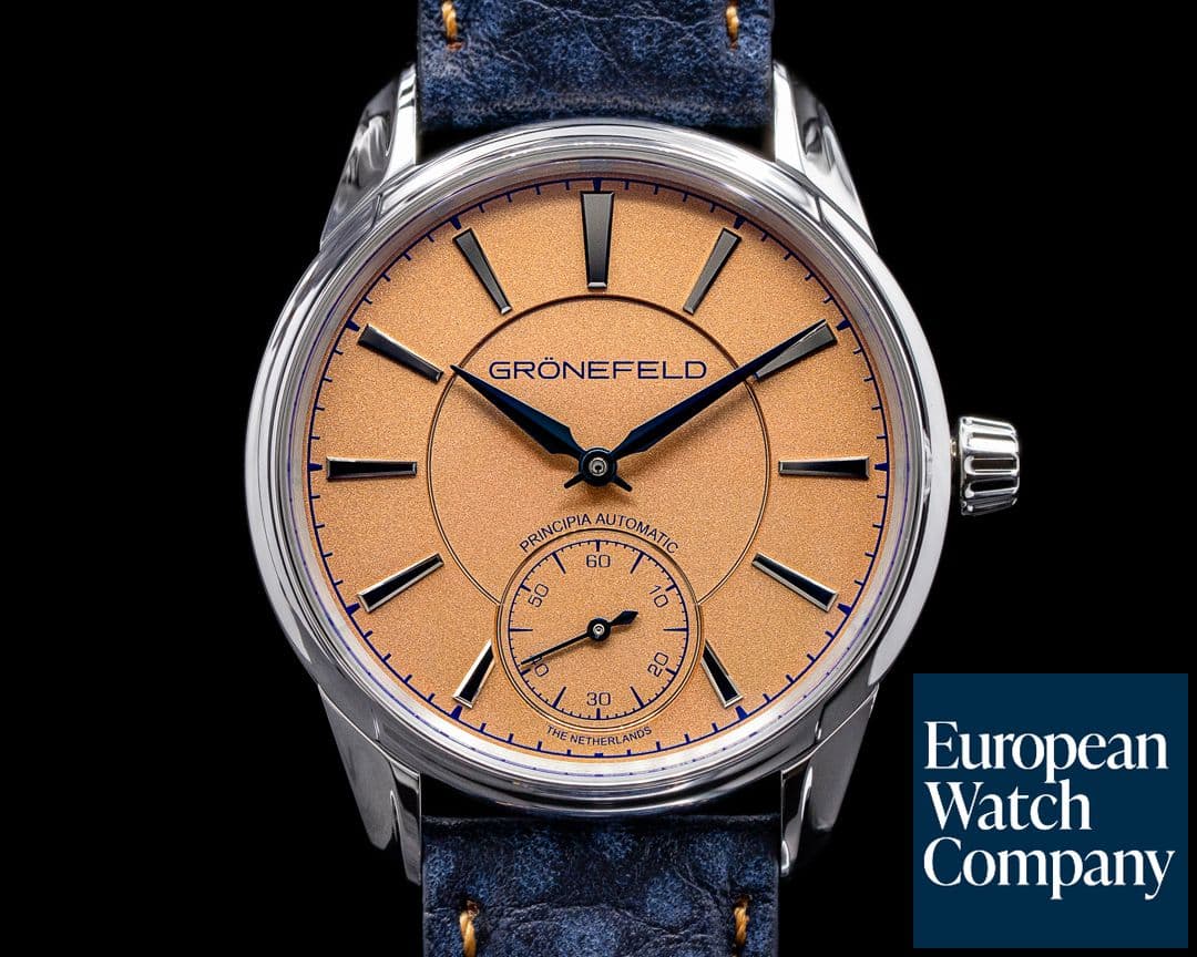 Image of Gronefeld 1941 Principia Automatic Steel Salmon Dial