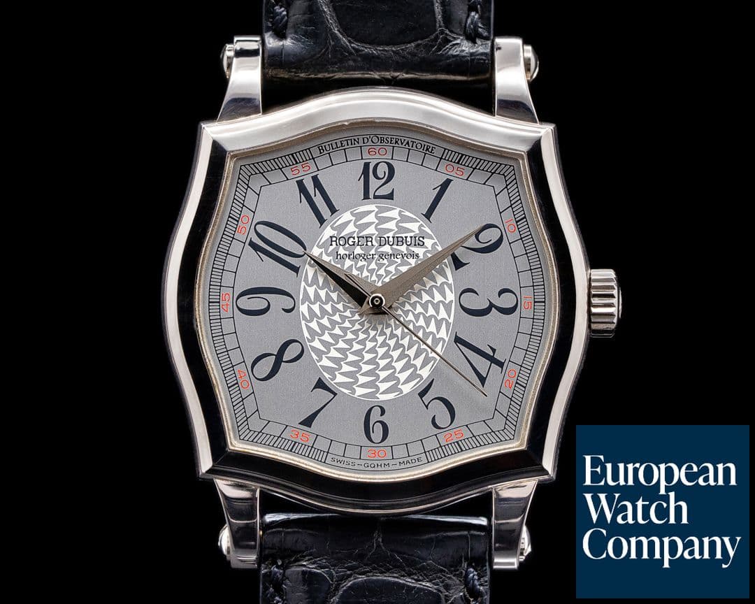 Image of Roger Dubuis Sympathie S37 18K White Gold RARE FULL SET