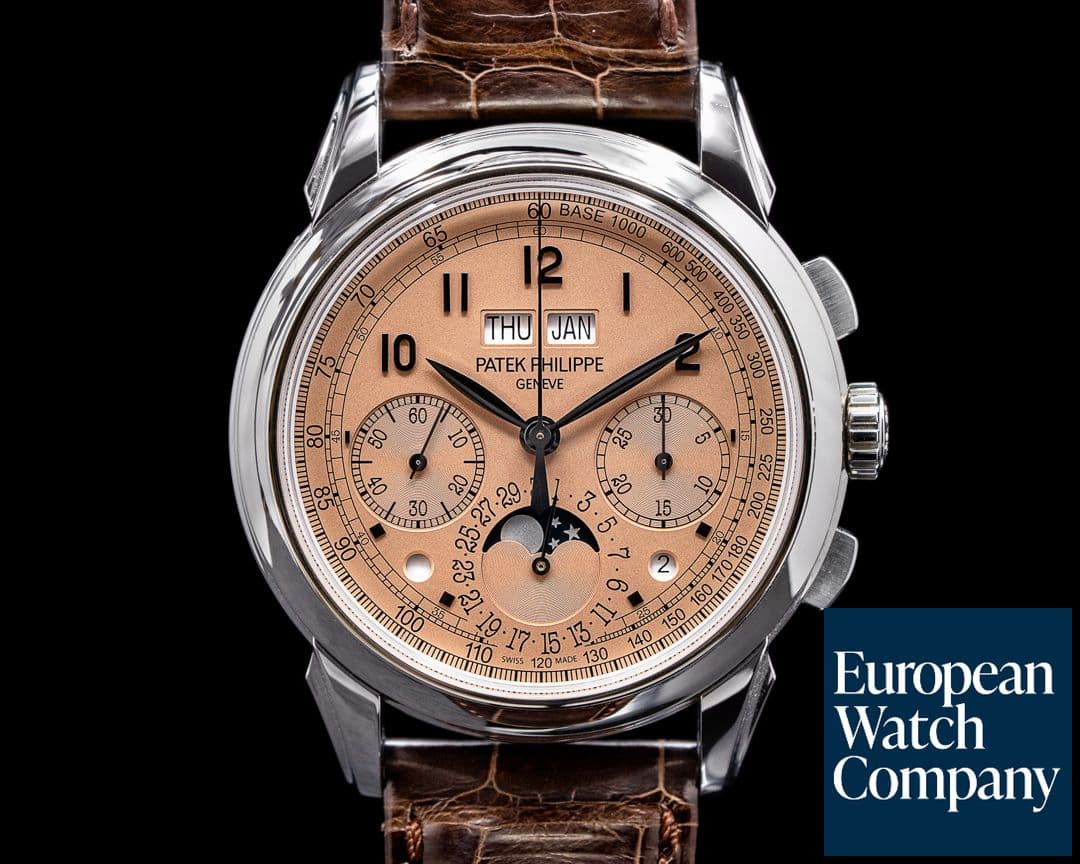 Image of Patek Philippe 5270P Perpetual Calendar Chronograph Platinum Salmon Dial 2020