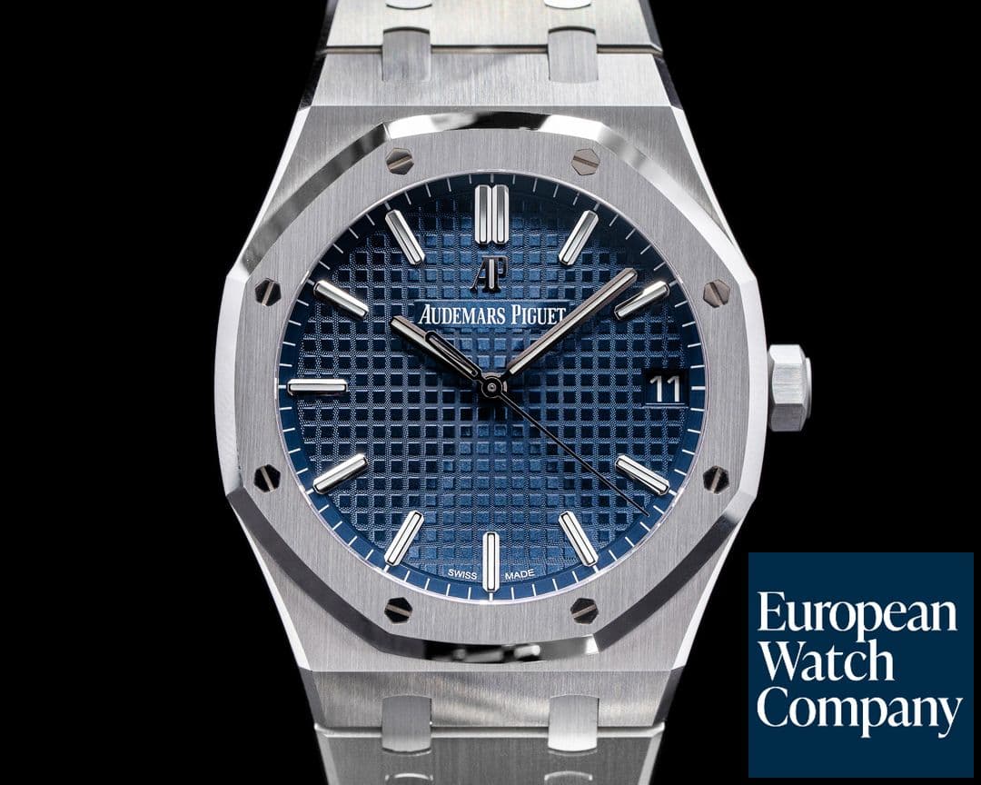 Image of Audemars Piguet Royal Oak Blue Dial 15500ST UNWORN 2021