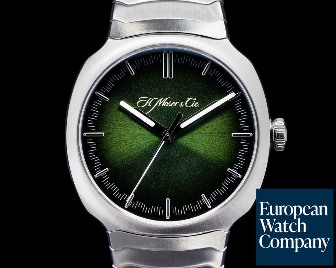 Image of H. Moser & Cie Moser Streamliner Centre Seconds Green Dial UNWORN
