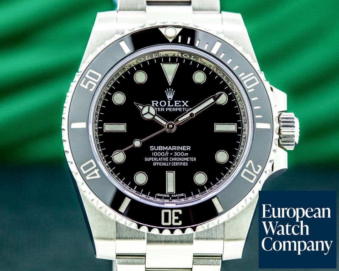 Image of Rolex Submariner 114060 No Date Ceramic Bezel SS 2020