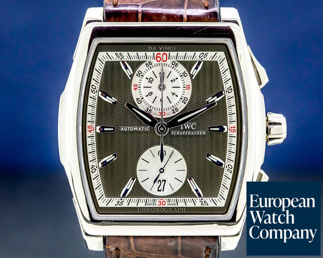 Image of IWC Da Vinci Flyback Chronograph 18K White Gold  